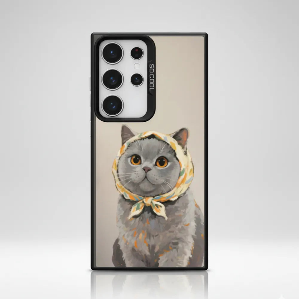 Babushka Cat Case for Samsung Galaxy