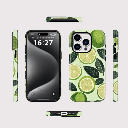 Zesty Lime Print Case for iPhone
