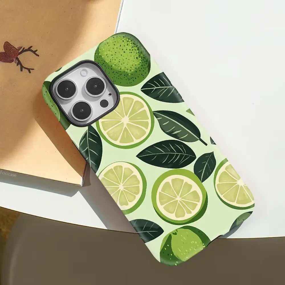 Zesty Lime Print Case for iPhone